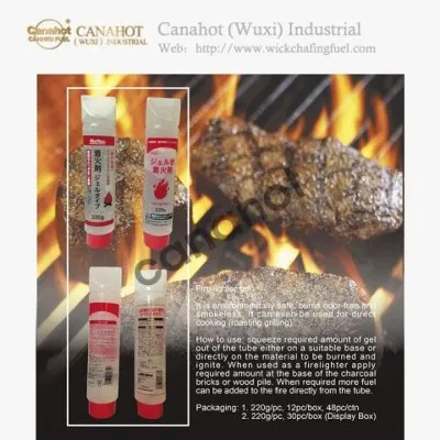 Metanol Ignition gél (tűz oltó) kültéri cateringhez